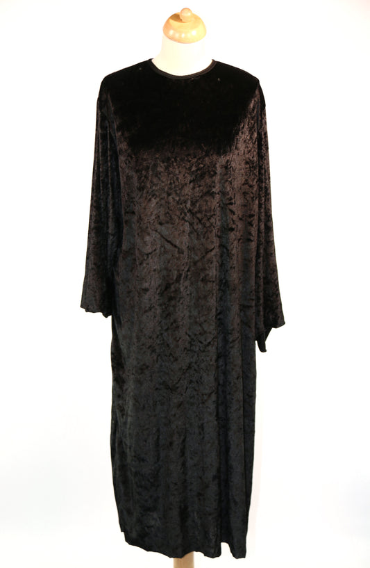 Black Velvet Gothic Dress