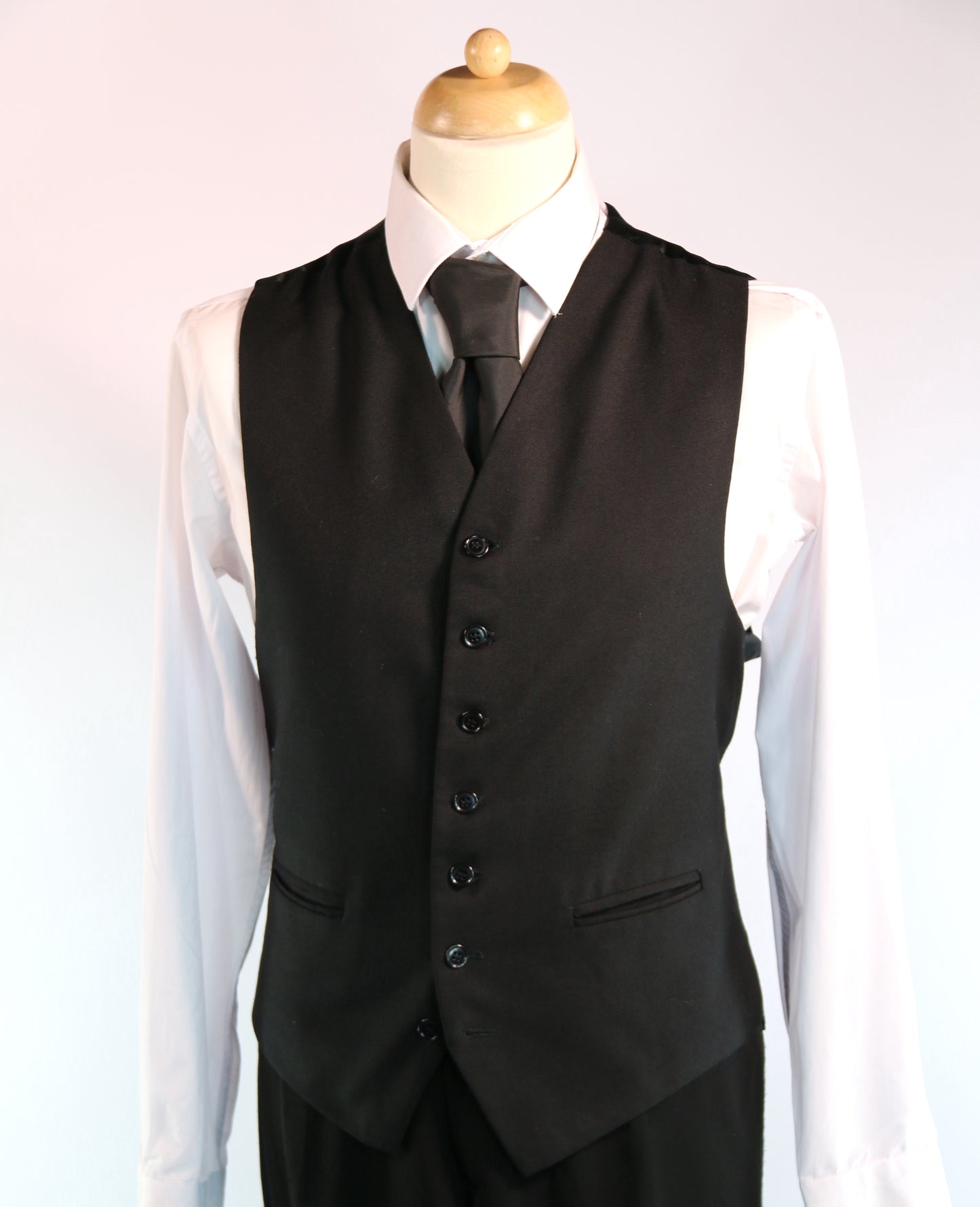 Black Waistcoat Various Styles