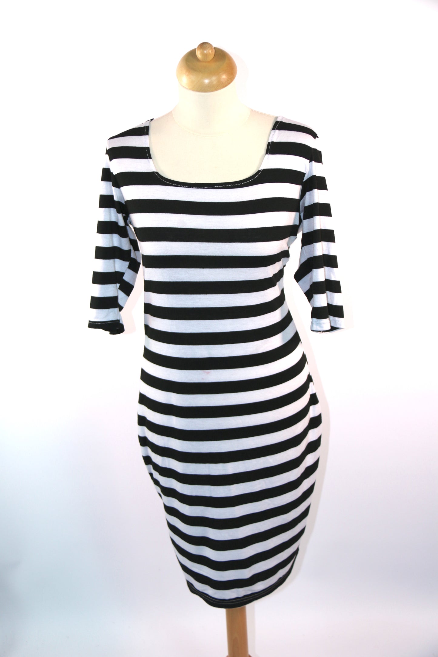 Black White Prison Dress