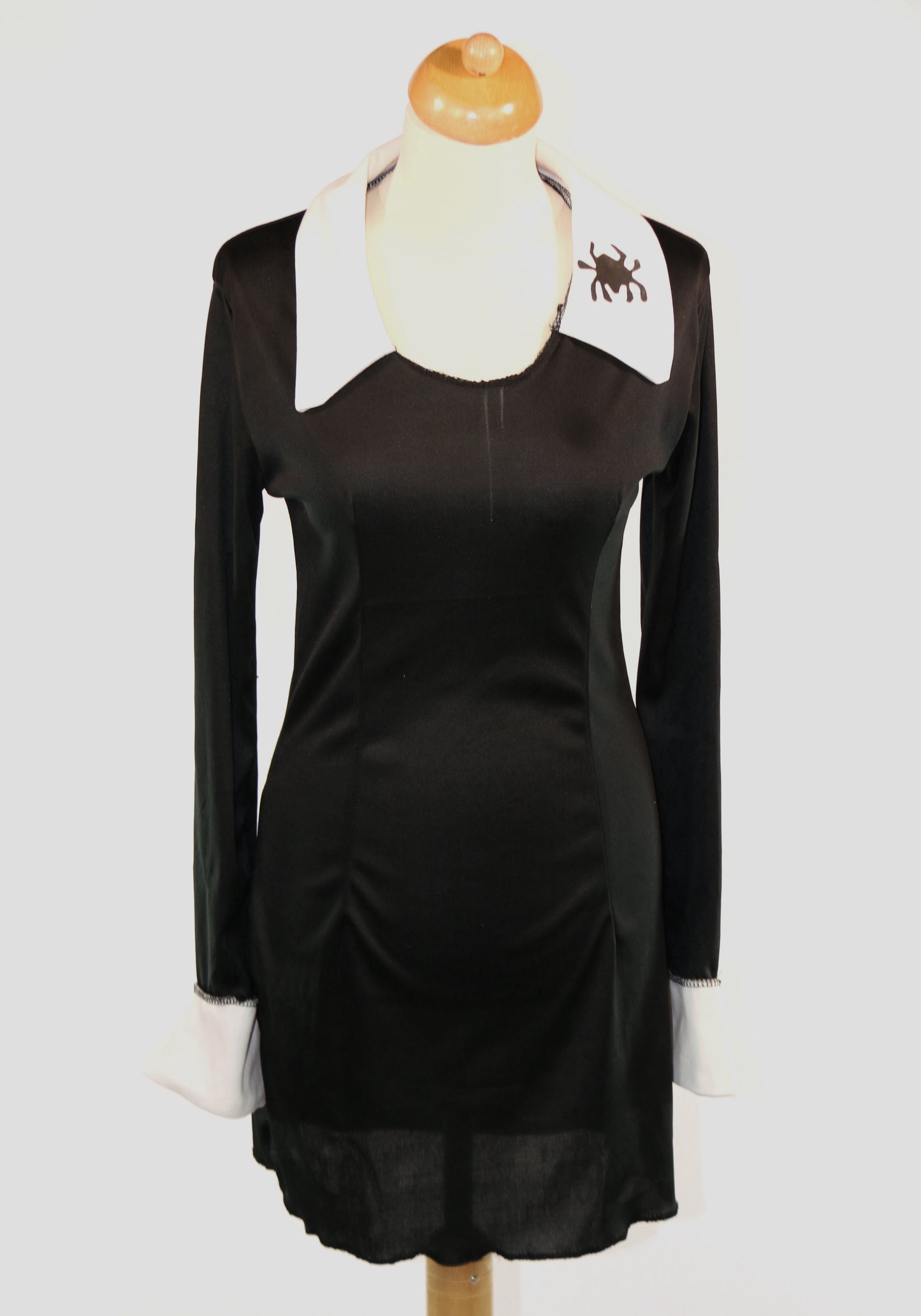 Black White Spider Ghost Dress