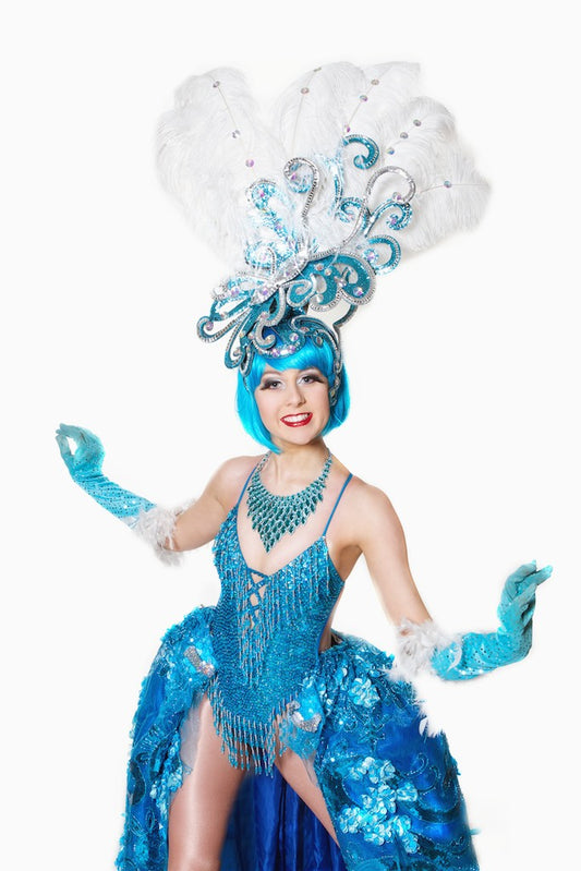 Blue Showgirl Classic Leotard