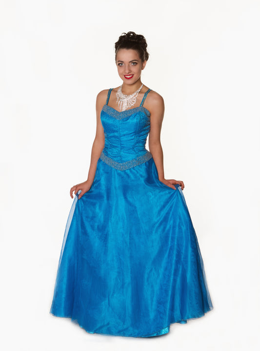 Blue Diva Ballgown
