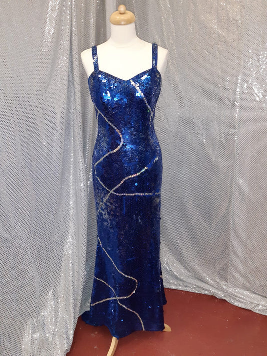 Blue Dreamgirls Gowns