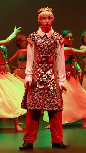 Blue Gold Prince Of Egypt Tunic And Cloak