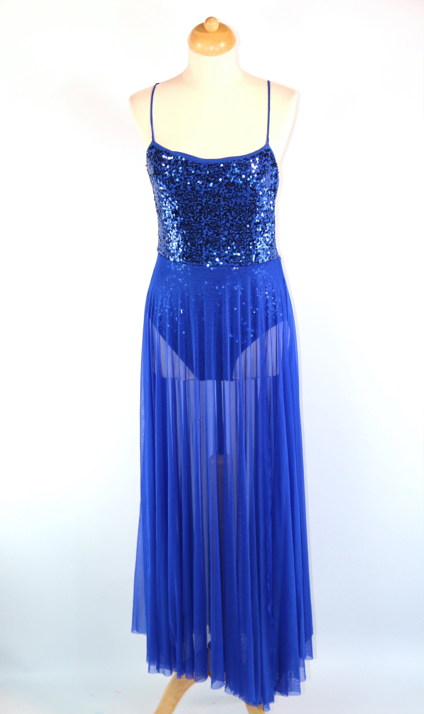 Blue Long Sparkle Lyrical Dress