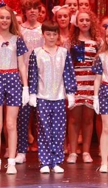 Silver Blue Usa Tops