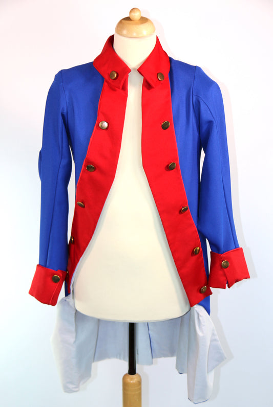 Blue Red Hamilton Soldier Coats