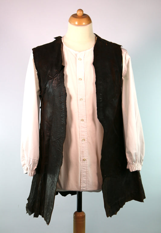 Brown Leather Tabbard