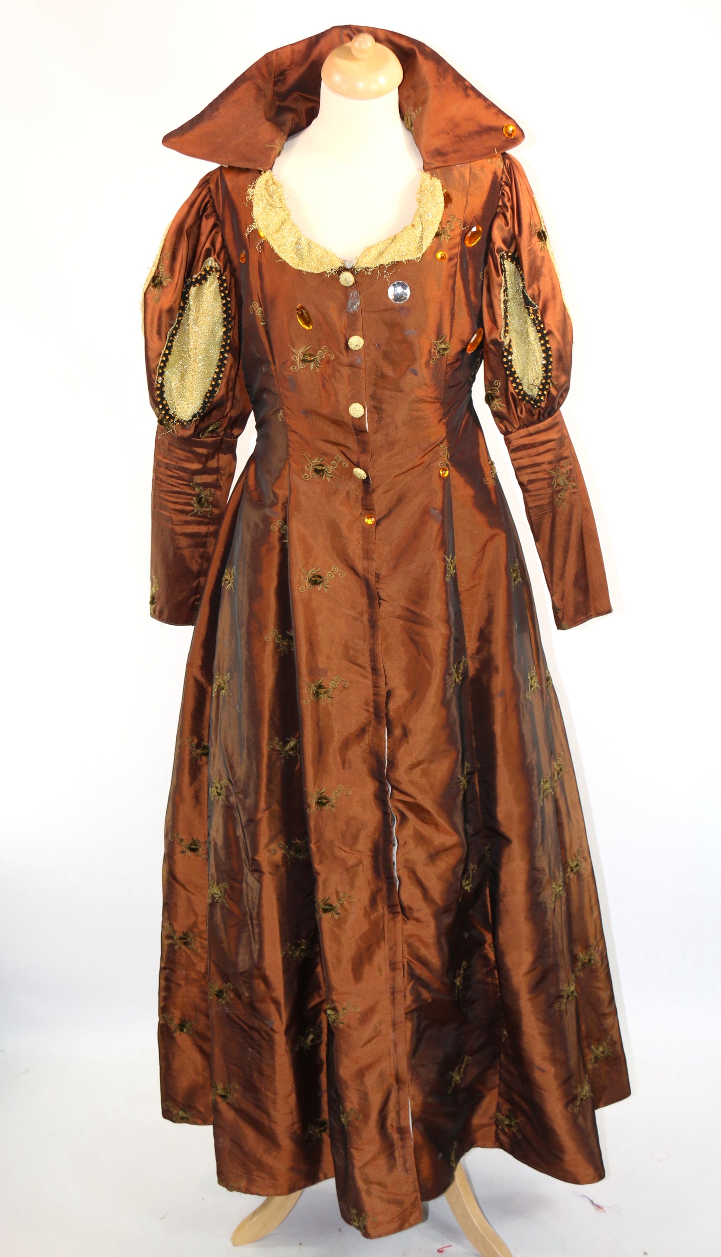 Brown Tafetta Character Coat