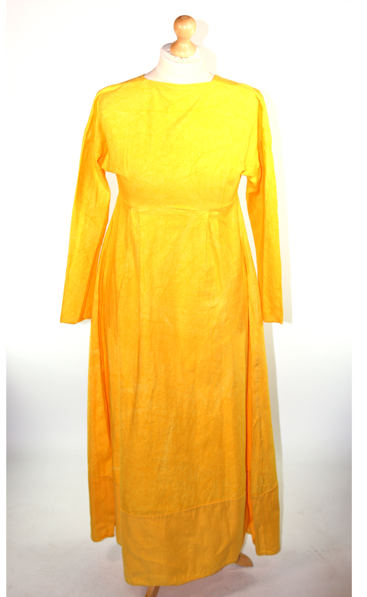 Canary Yellow Ancient Celtic Dress