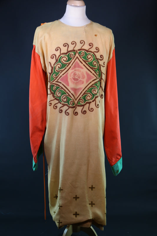 Celtic Print Beige Dress