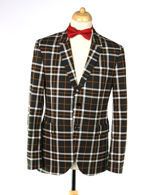 Check Mix Blazer Jacket Various