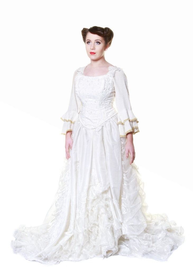 White Wedding Victorian Christine Two Piece