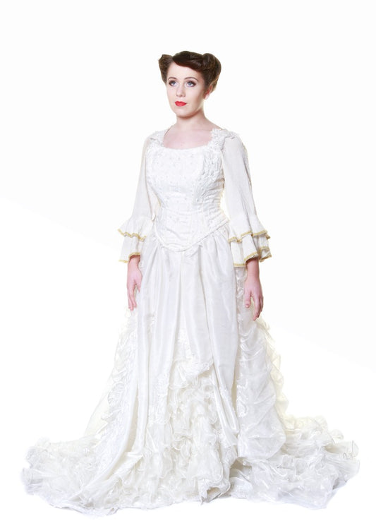 White Wedding Victorian Christine Two Piece