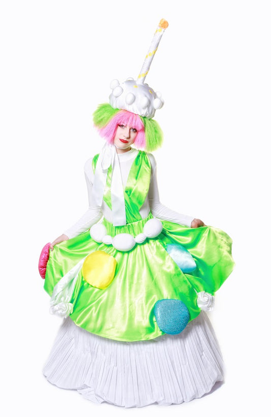 Green Neon Priscilla Cupcake Suits