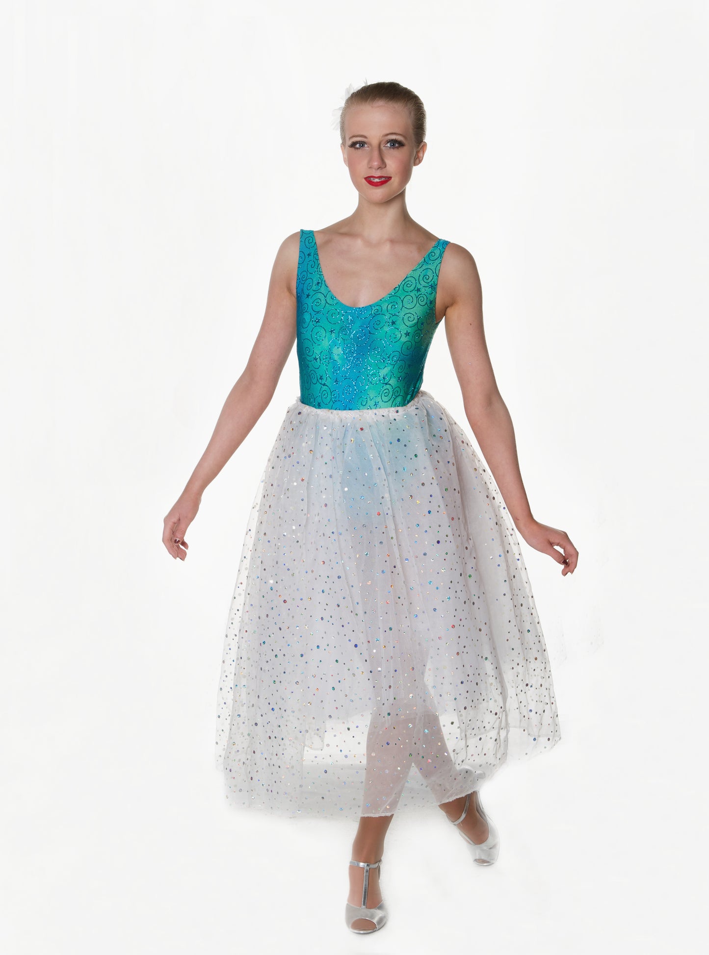 Blue Aqua Frozen Leotards