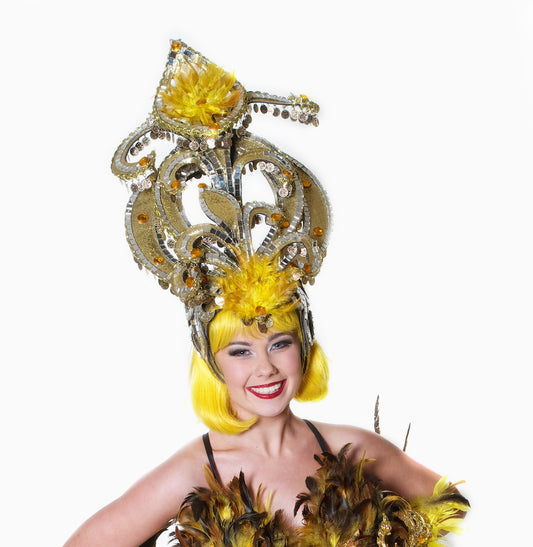 Gold Exotic Princess Coin Headdress