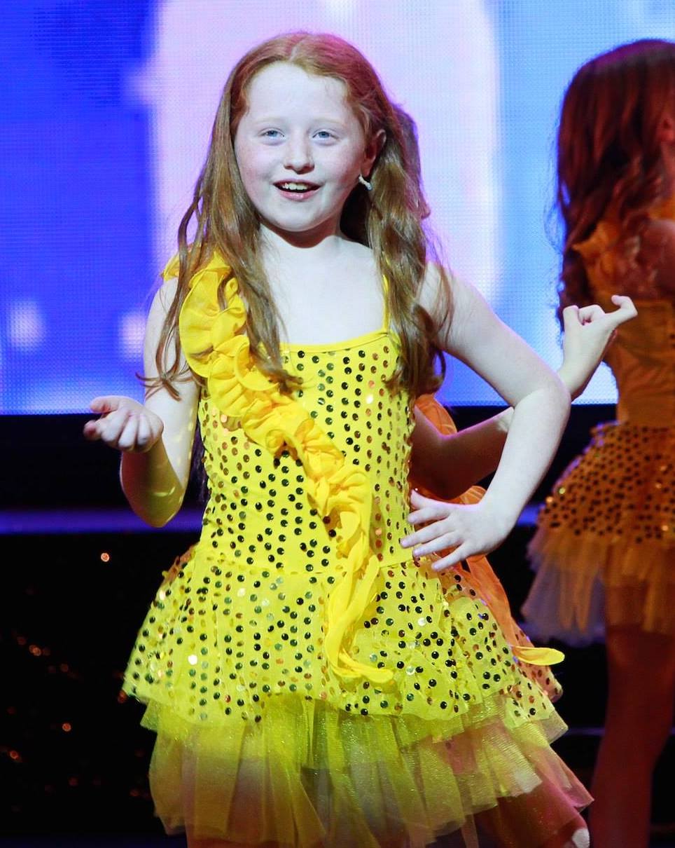 Yellow Gold Sequin Ruffle Dresses