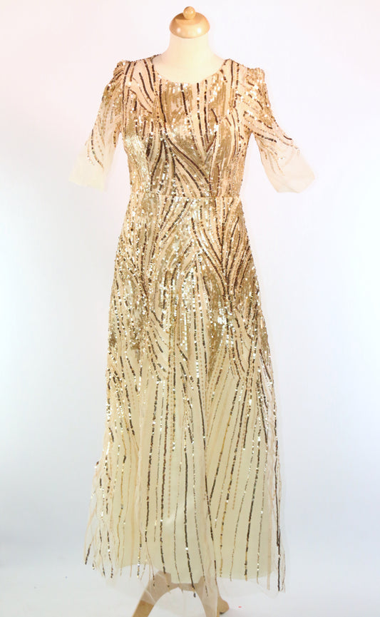 Gold Sequin Dress