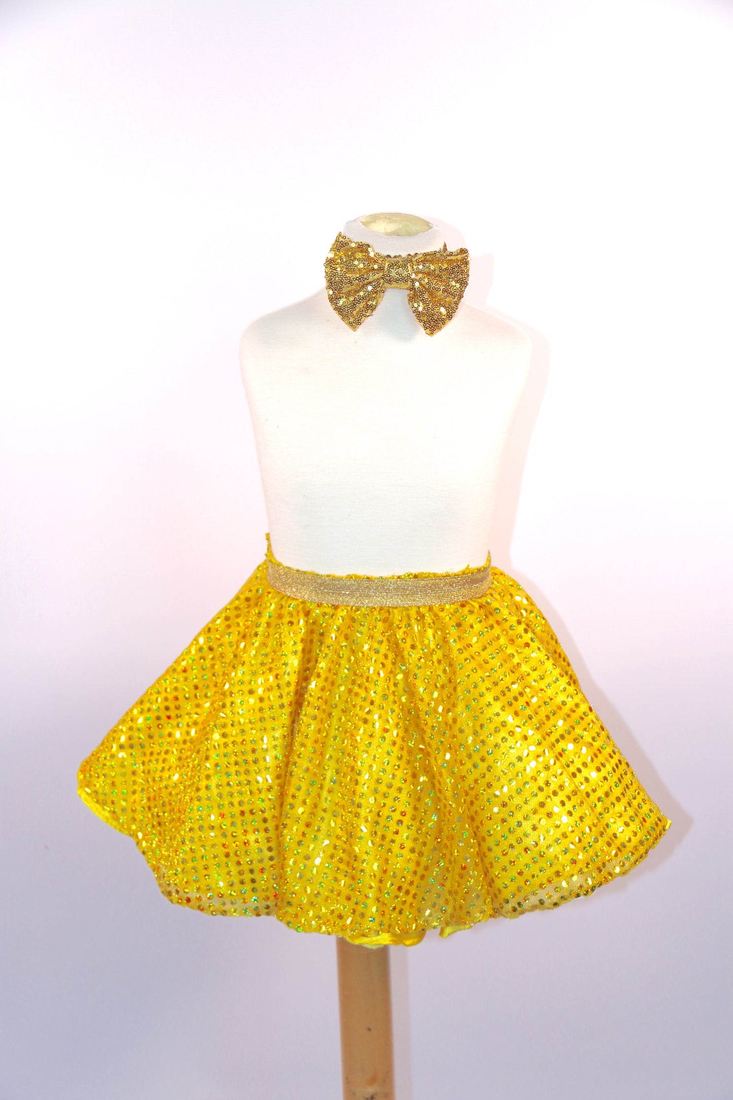 Gold Sequin Circle Skirts