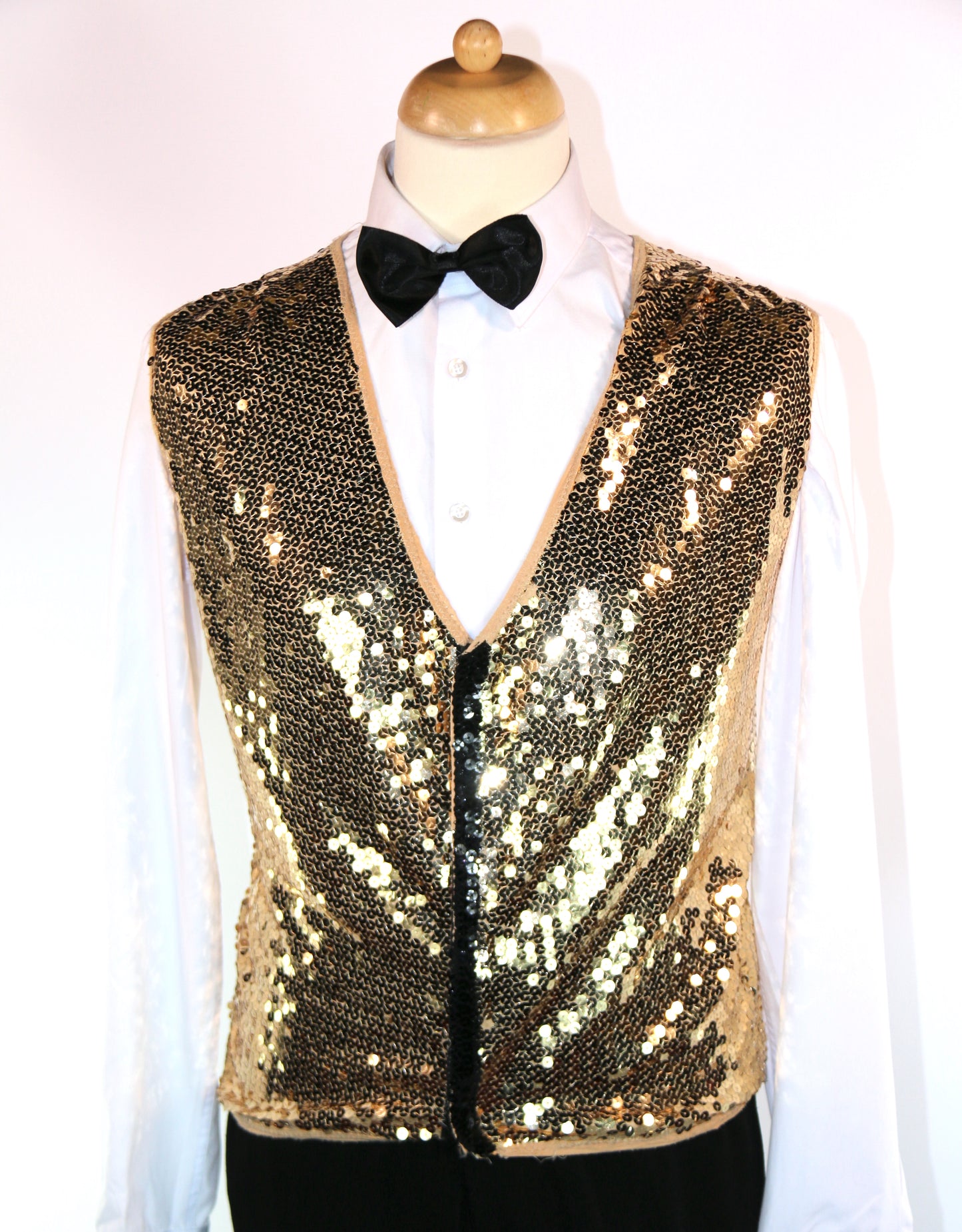Gold Sequin Waistcoat Various