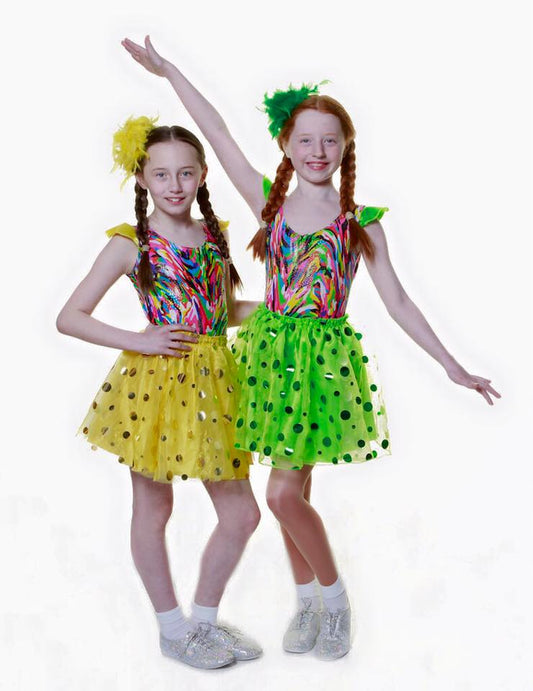 Green Disco Organza Skirts