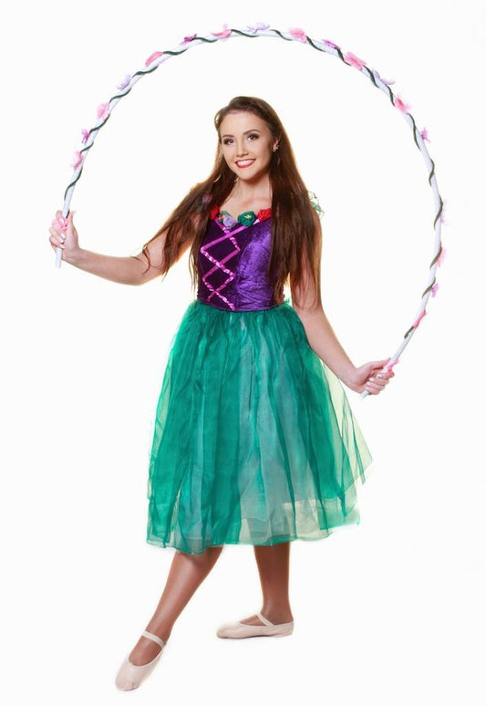 Purple Corset With Green Romantic Ballet Skirt Il Muto