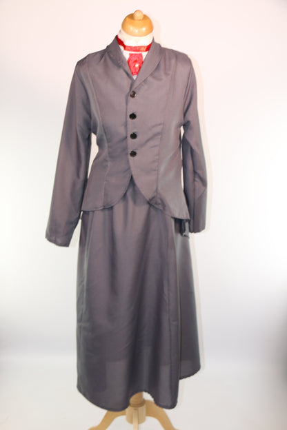 Grey Mary Poppins Suit