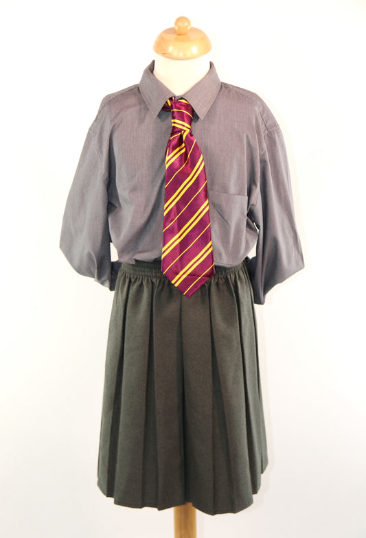 Grey School Skirt