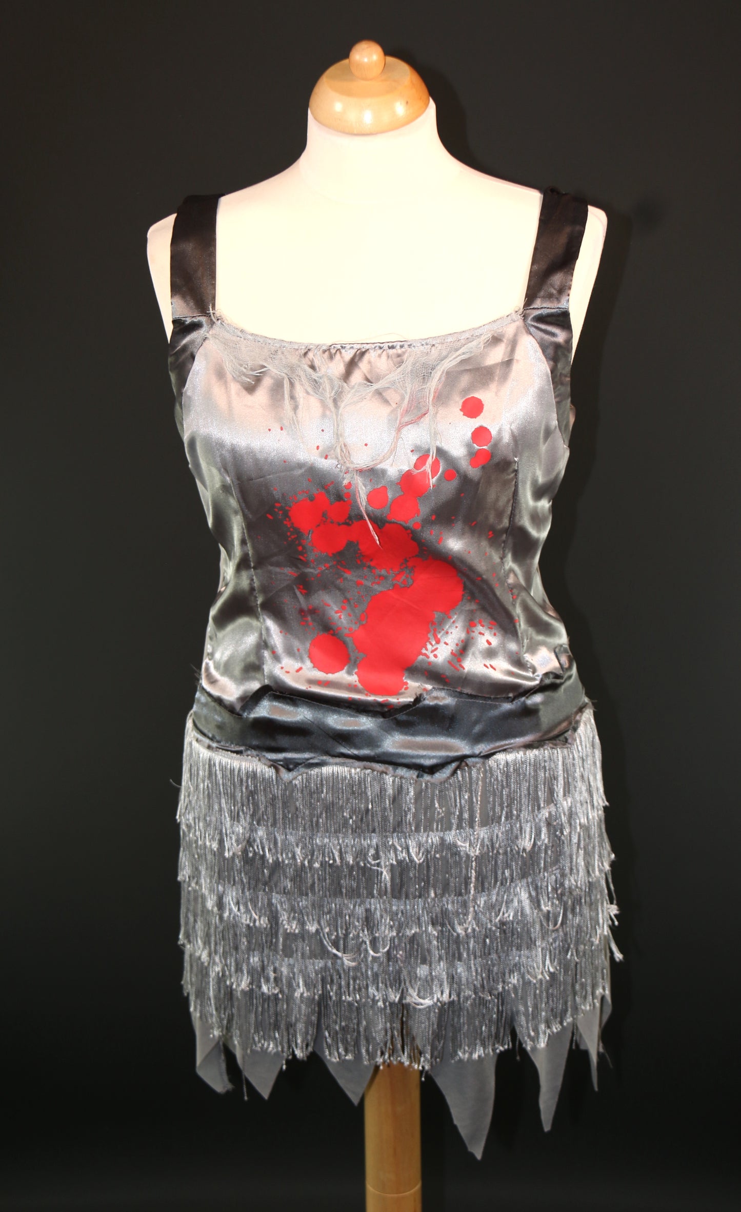 Grey Zombie Flapper Dress