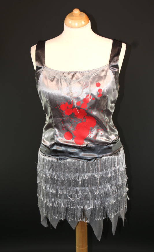 Grey Zombie Flapper Dress
