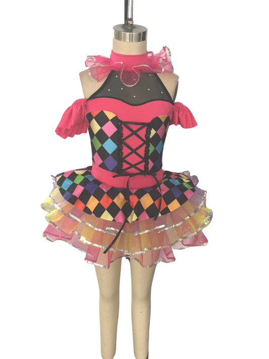 Multi Harlequin Tutu