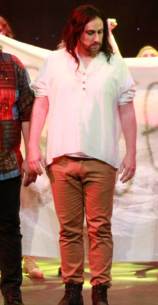 Tan Brown Jesus Cargo Pants