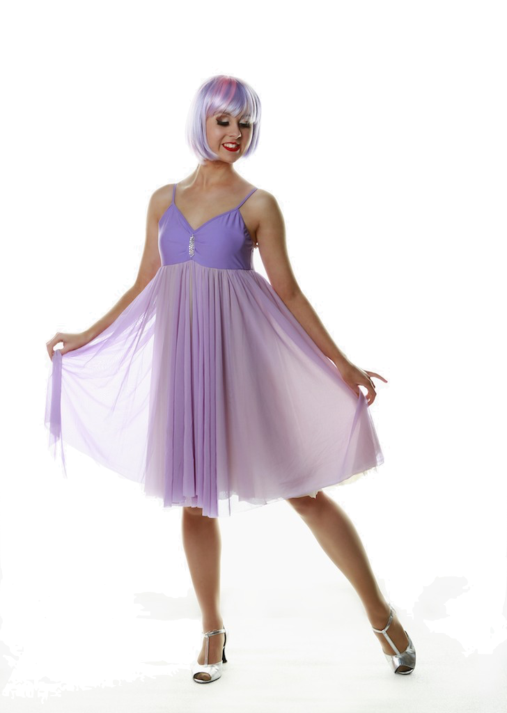 Lilac Short Lyrical Dress