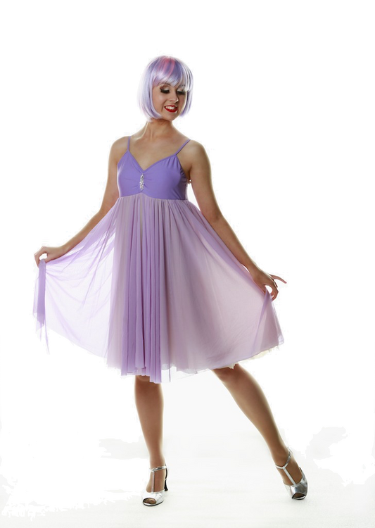 Lilac Short Lyrical Dress