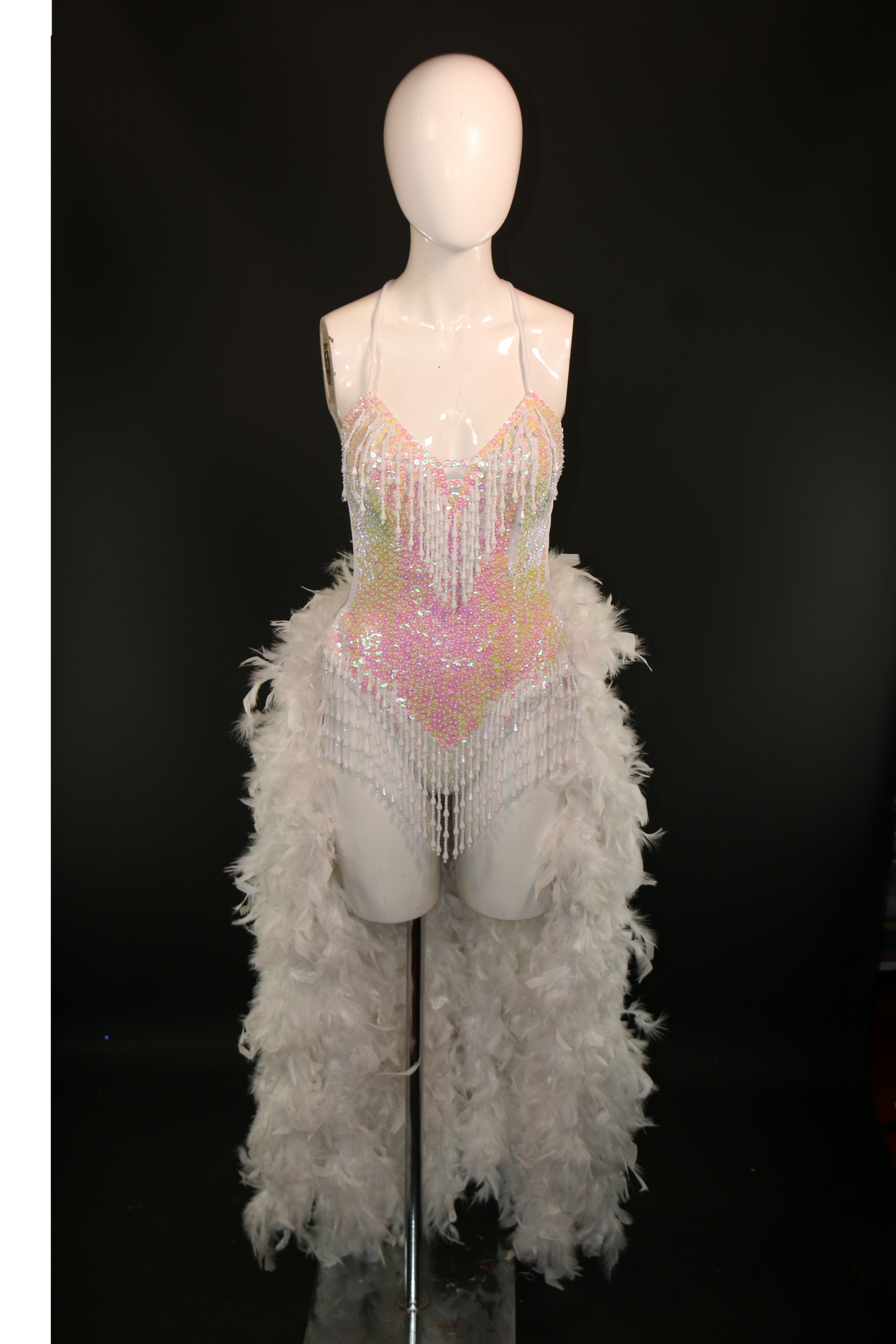 Mother Of Pearl Classic Showgirl Leotard