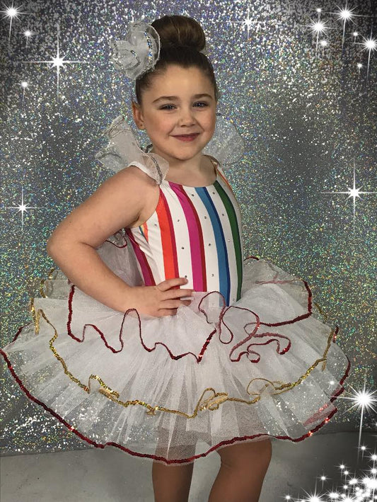 Multi Candy Stripe Tutu