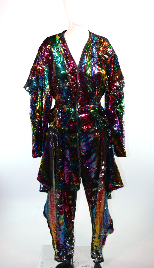 Multi Sequin Rupaul Jumpsuit
