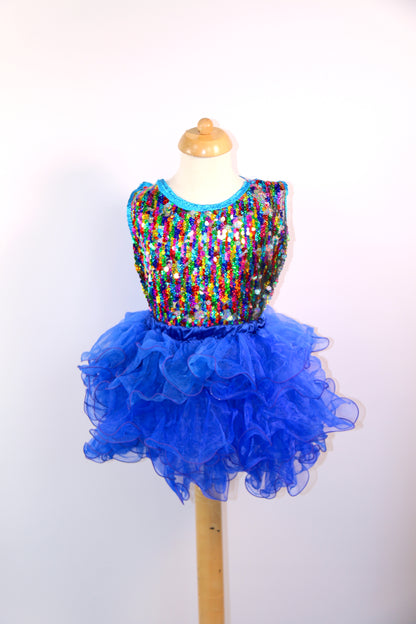 Multi Sequin Junior Vest Top