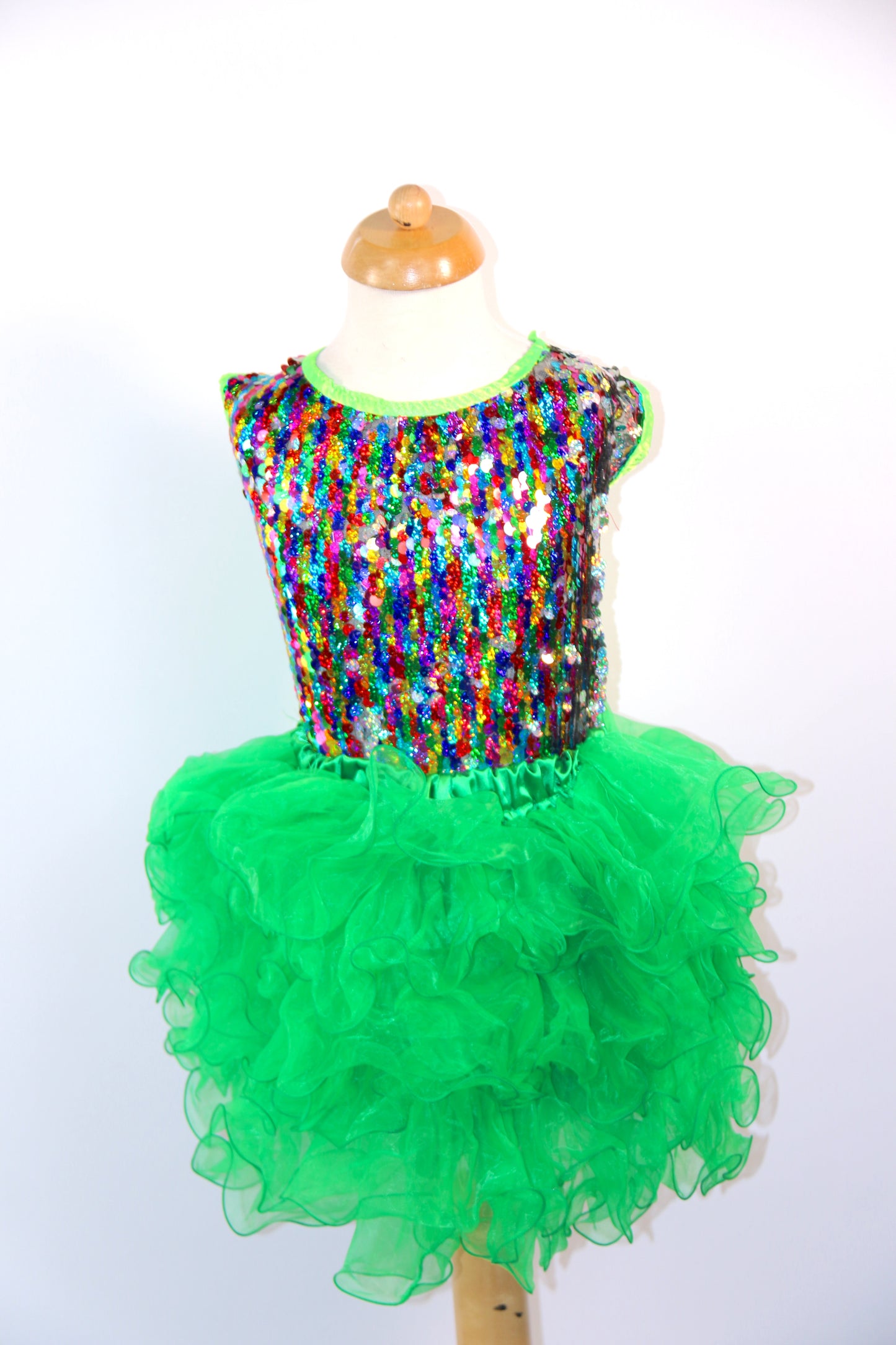 Multi Sequin Junior Vest Top