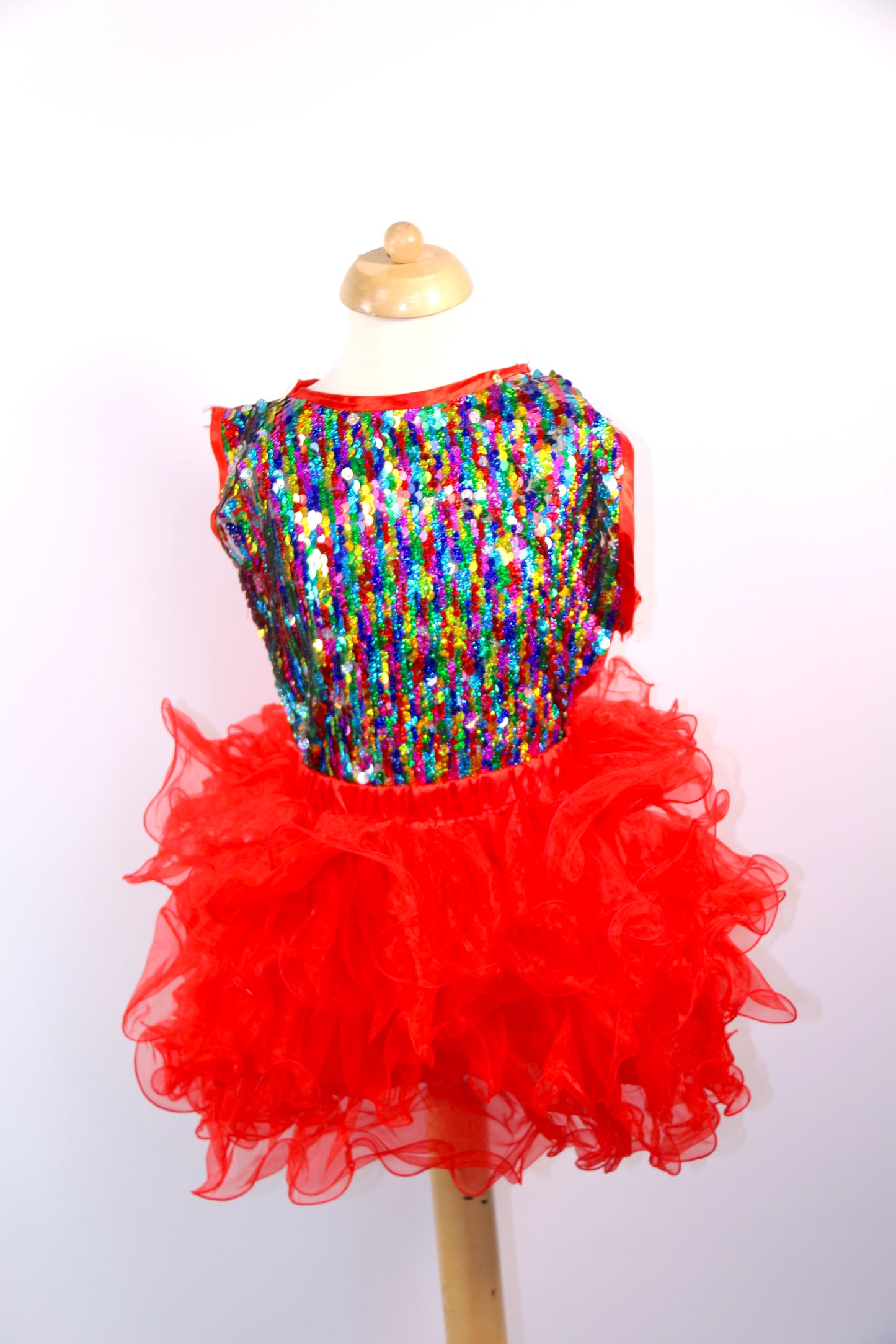 Multi Sequin Junior Vest Top