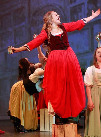 Nancy Red Dress Shawl