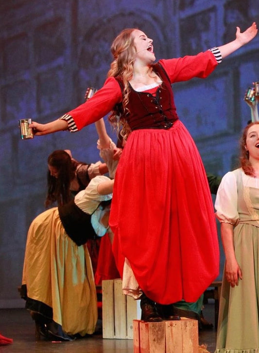 Nancy Red Dress Shawl