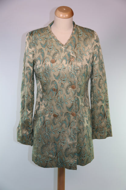 Paisley Period Frock Coat