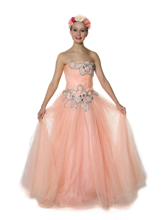 Peach Good Fairy Bella Dress Panto Deluxe
