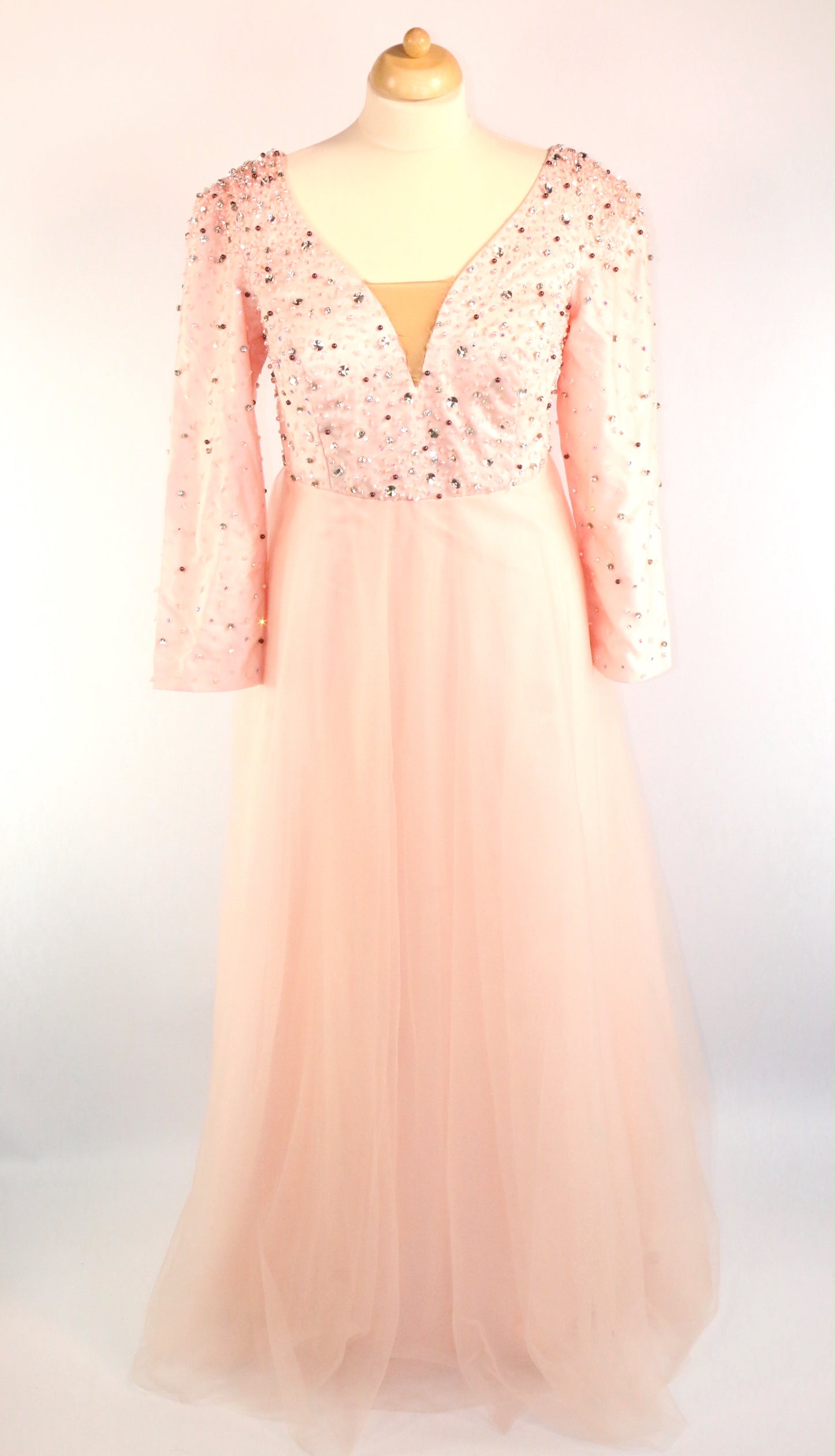 Pink Beaded Gown