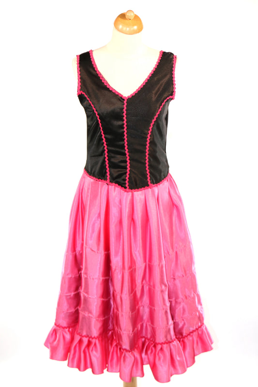 Pink/Black Madame Can Can Dress