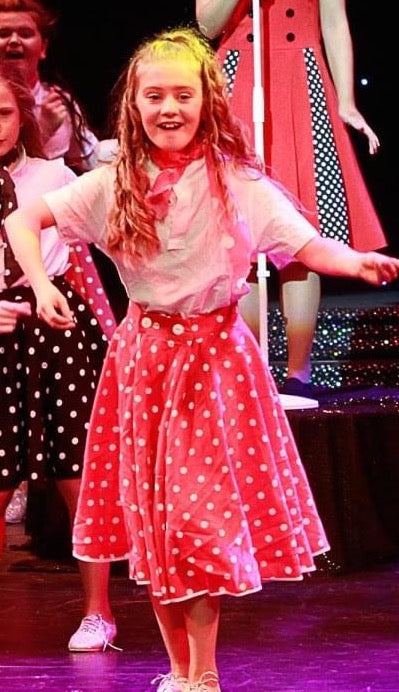 Pink Polka Dot Skirts