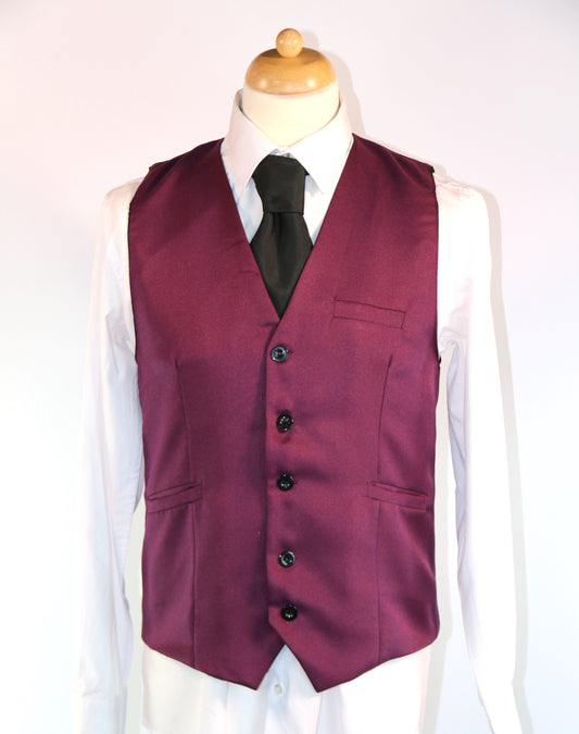 Plum Classic Waistcoat