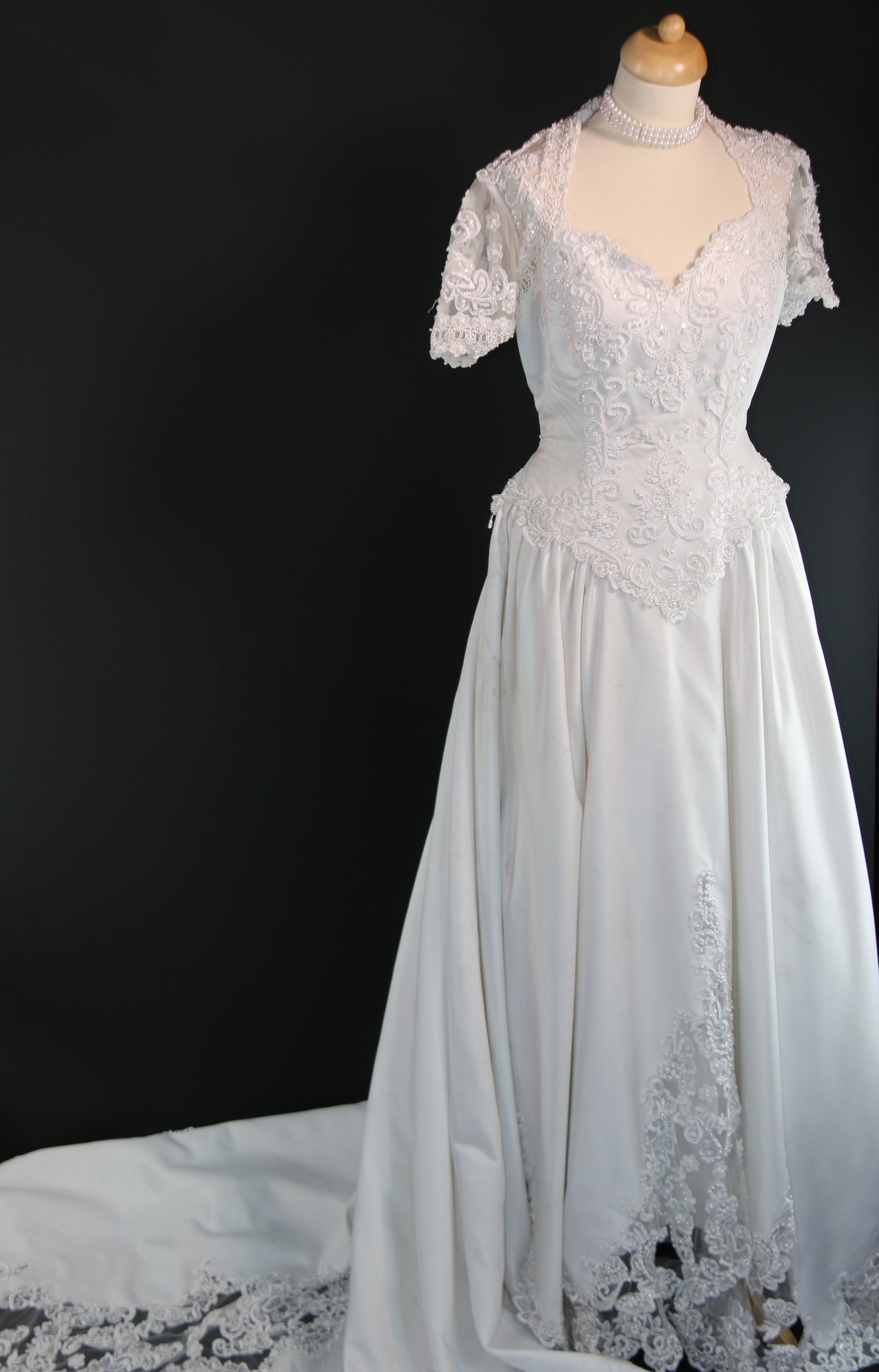 Plus Size Beaded Wedding Gown